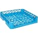 Carlisle RSP14 OptiClean Bakery Tray & Sheet Pan Rack, Polypropylene, 20.88" Length, 20.88" Width, 4.00" Height, Blue (Case of 3)