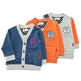 【アウトレット】 Bobson カーディガン(80～130cm) キムラタンの子供服 パープル 90 ( 77129x77629-143 )