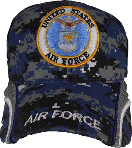 Cap2shoes Men's United States Air Force Cap One Size Multi Color (Air Force Camo-05)