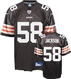 D'Qwell Jackson Jersey: Reebok Brown Replica #58 Cleveland Browns Jersey - XX-Large