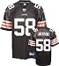 D'Qwell Jackson Jersey: Reebok Brown Replica #58 Cleveland Browns Jersey - XX-Large