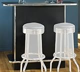 Coaster Cleveland Bar Unit in Black with Chrome Trim- 6013