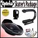 Opteka Deluxe "Skaters" Package (Includes the Opteka 0.3X Ultra Fisheye Lens, X-Grip Handle & VL-20 LED Video Light for 25mm, 30mm, 30.5mm & 37mm Camcorders