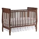Graco Sarah Drop Side 4 in 1 Convertible Crib, Walnut