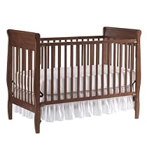 Graco Sarah Drop Side 4 in 1 Convertible Crib, Walnut