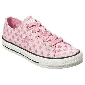 Girls' Converse® One Star® Star Print Oxford Shoes - Pink