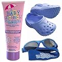 Baby Blanket Swim Gift Set - Blue