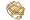 14K Yellow Gold Hand-Crafted Matte-Finish Designer Flower Ring, Enhanced with Pave Set Diamonds., 0.00