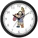 Boy in Pirate Costume - Pirate Theme Wall Clock by WatchBuddy Timepieces (White Frame)