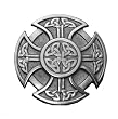Irish Celtic Knot Shield Cross Belt Buckle