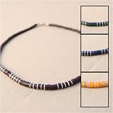 Urban Boundaries Colorful Wood & Metal Washer Necklace (18