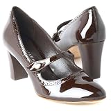 Marioluca Giusti Barocco Chocolate Brown mary-janes