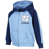 NCAA Unisex Child North Carolina Tar Heels Kids Snap Full-Zip Hoodie (Sky, Medium)