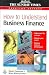 How to Understand Business Finance by Robert/ Helweg-Larsen, Brian Cinnamon ISBN B001EHFMAQ