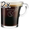 2 x SENSEO Design Glas Tasse 180ml