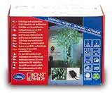Konstsmide 3631-940 Micro LED Lichterkette (120 jade-gr&uuml;ne Dioden, Multifunktion, 24V Au&szlig;entrafo, 7.2W, schwarzes Kabel)