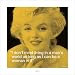 Marilyn Monroe - Zitat - Männerwelt Poster Kunstdruck (40 x 40cm) von Marilyn Monroe - alle Infos