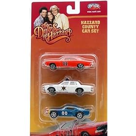 Dukes of Hazzard 3 Car Die cast 1:64 Model Car General Lee Set by Dukes of Hazzard