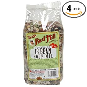 Bob's Red Mill Soup Mix, 13 Bean, 29-Ounce Units (Pack of 4)