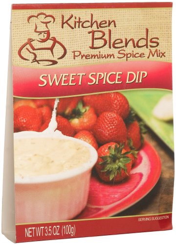 Kitchen Blends Sweet Spice Dip Mix, 3.5-Ounce Packages (Pack of 4) by Kitchen Blends