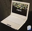 Next White 10.2 Inch Notebook (Intel Atom N270, 1GB RAM, 160GB HDD, Windows XP Home, White)