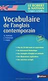 Vocabulaire de l'anglais contemporain