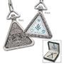 1920 Triangular Masonic Pocket Watch Freemason Lodge Replica
