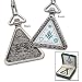 1920 Triangular Masonic Pocket Watch Freemason Lodge Replica