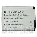 Samsung SLB-10A Replacement Battery (Premium Japanese Cells, 1350 mAh, 5-YR Warranty) (by Wasabi Power®)