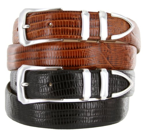 Mark Italian Calfskin Leather Designer Golf Dress Belts for Men