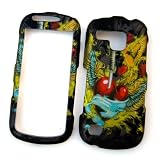 51mncF455 L. SL160  Samsung Continuum i400 (Verizon) Rubberized Snap On Protector Hard Case Love is Victory Design