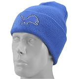 Reebok Detroit Lions Blue Cuffed Beanie