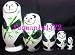 Panda Bear 5pc / 5.8 in Nesting doll #772.p1