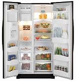 Daewoo FRSU20DCB Black Side by side fridge freezer