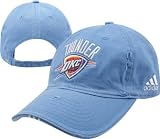 Oklahoma City Thunder 3-Stripe Basic Logo Slouch Adjustable Hat