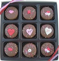 Gift Box Of 9 Oreo's Chocolate Valentines Day Assortment, Dark Chocolate