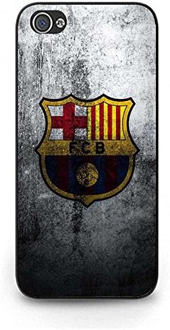 FC Barcelona Case For Iphone 5 5s Retro Football Logo Genuine Design Ultra Thin Hard Skin