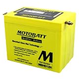 12 Volt 33 Ah MotoBatt MBHD12H Sealed Maintenance Free AGM Battery by MotoBatt