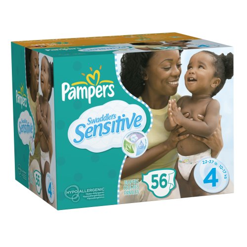 Pampers Swaddlers Sensitive Size 3 Diapers, 156 Count (Packaging May Vary)