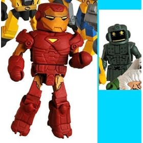  Marvel Minimates Series 32 Mini Figure 2Pack Extremis Iron Man Titanium Man