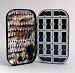 Fly Box + 100 Assorted Barbless Fly Fishing Fly Package