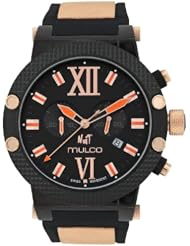 Mulco MW3-11010-028 Nuit Link Black Chronograph Watch
