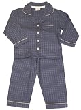 Boys Navy Winter Woven Pyjamas