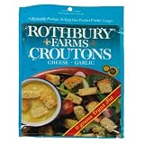 Rothbury Cheese & Garlic Croutons, 6-Ounce (Pack of 12)