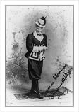 Historic Print (M): [Man dressed in woman's bloomer suit. Autographed H. Arundell Goz....]