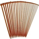 Premium Collection 9 Inch Single Point Bamboo Knitting Needles (30ct Set)
