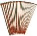 Premium Collection 9 Inch Single Point Bamboo Knitting Needles, 15 Set Collection (US#0 2mm - US#15 10mm)