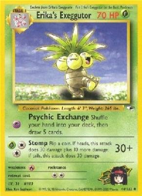 Erika's Exeggutor - Gym Heroes - 44 [Toy]