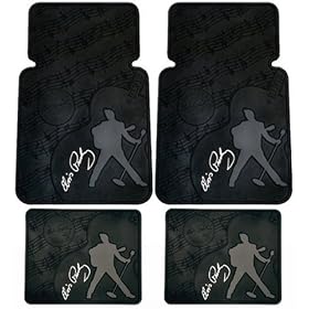 Elvis Presley Silhouette - 4 Pc Car Truck Floor Mats Set