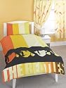 CharacterWorld Beatles Stripes Panel Duvet Set, Single